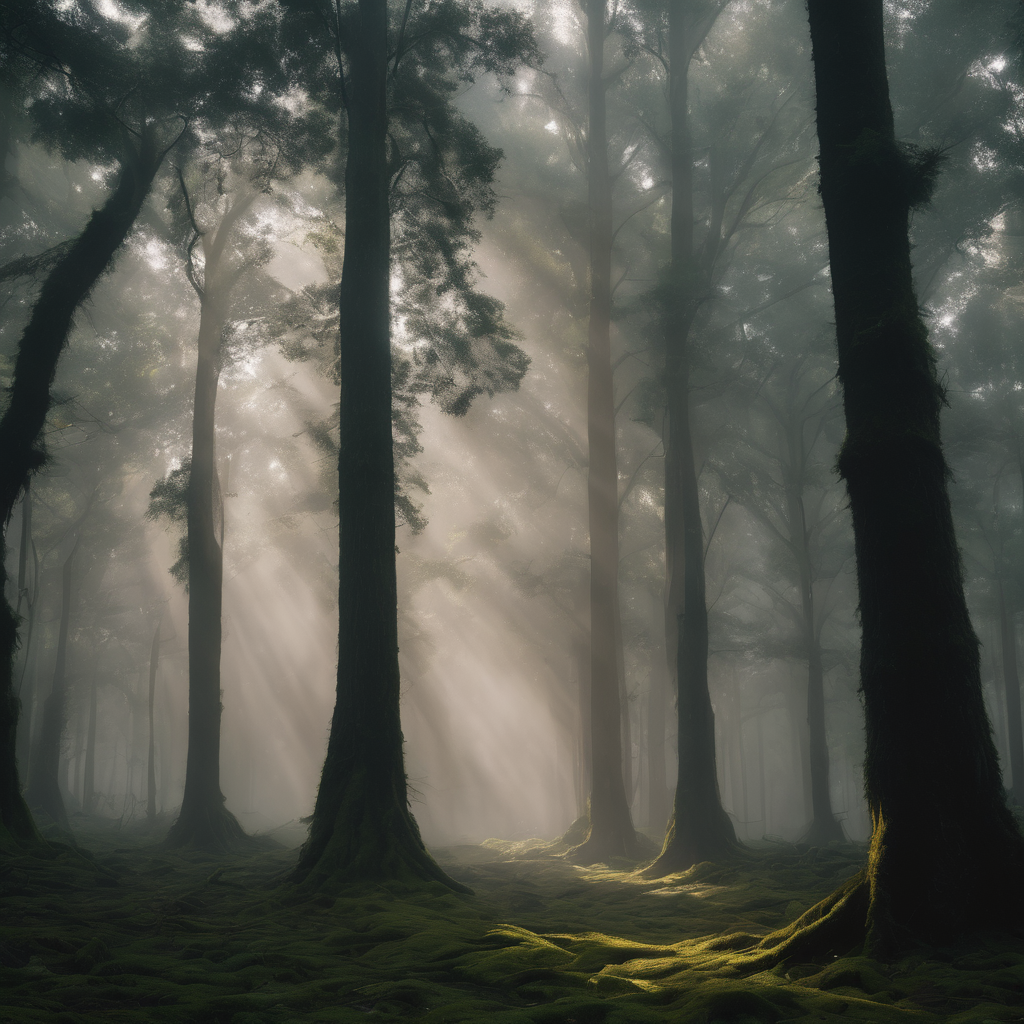 AI Art Prompt - Deep, dark forests