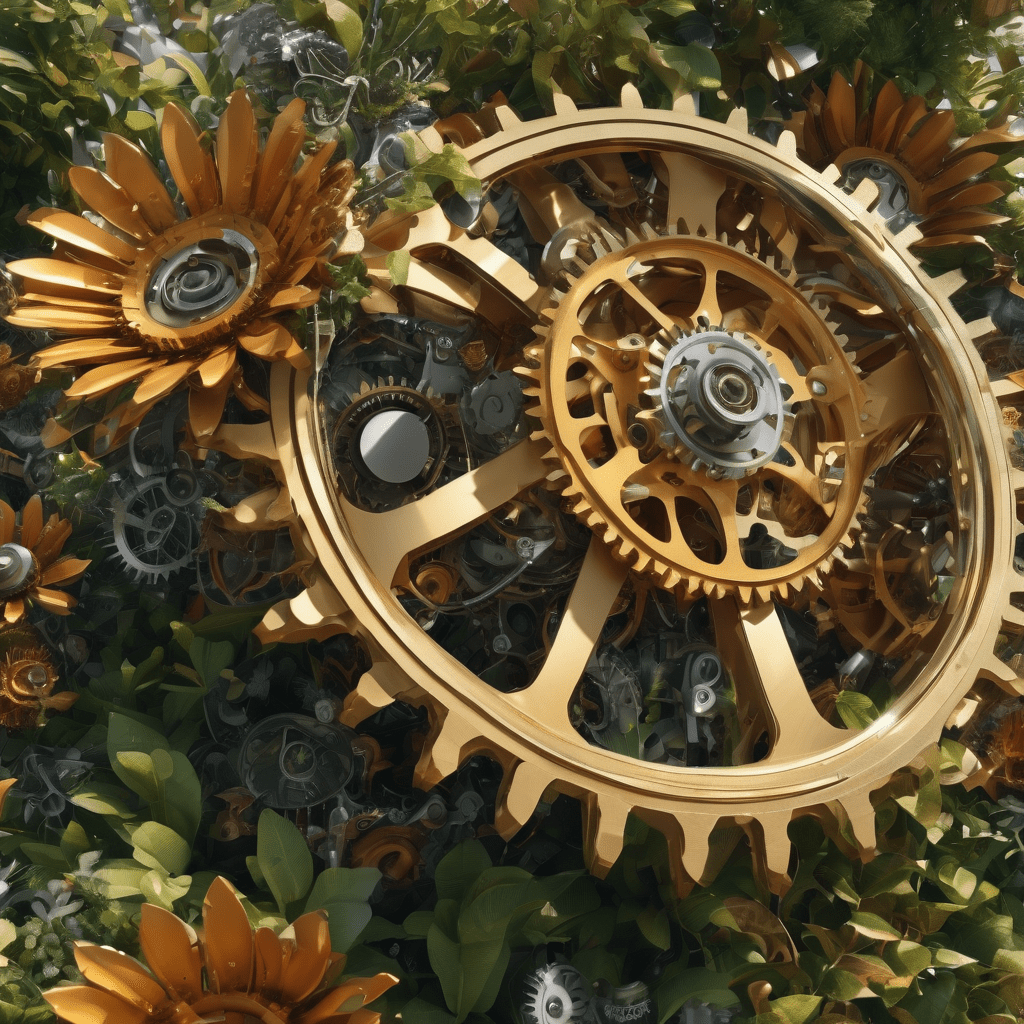 Abstract, mechanical Gardens