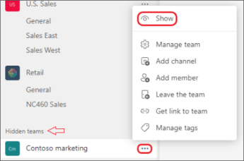 Organize all Teams users using the Teams app