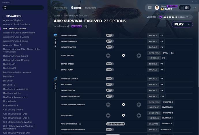 Esempio di un'applicazione di modding del gioco realizzata con Aurelia