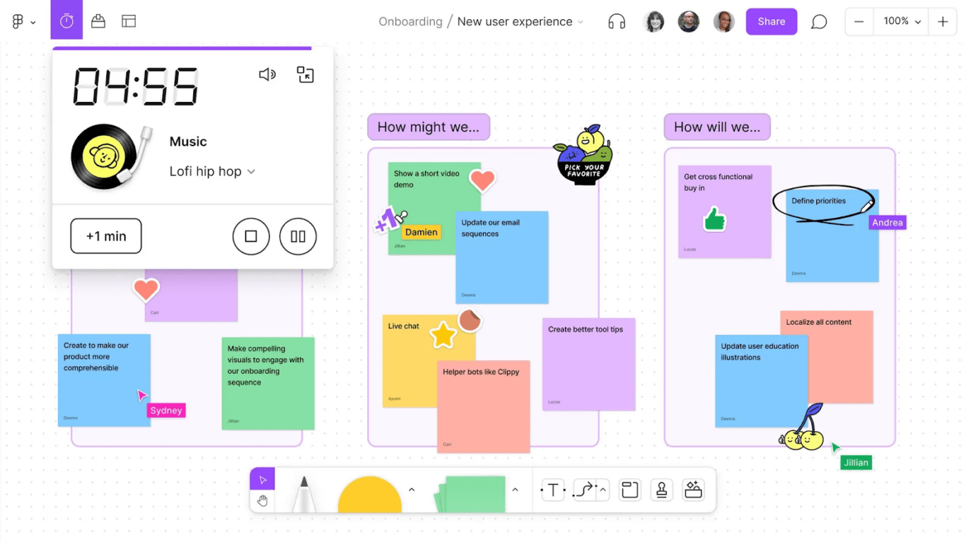 FigJam vs. Mural: Welches kollaborative Whiteboard ist das Beste?