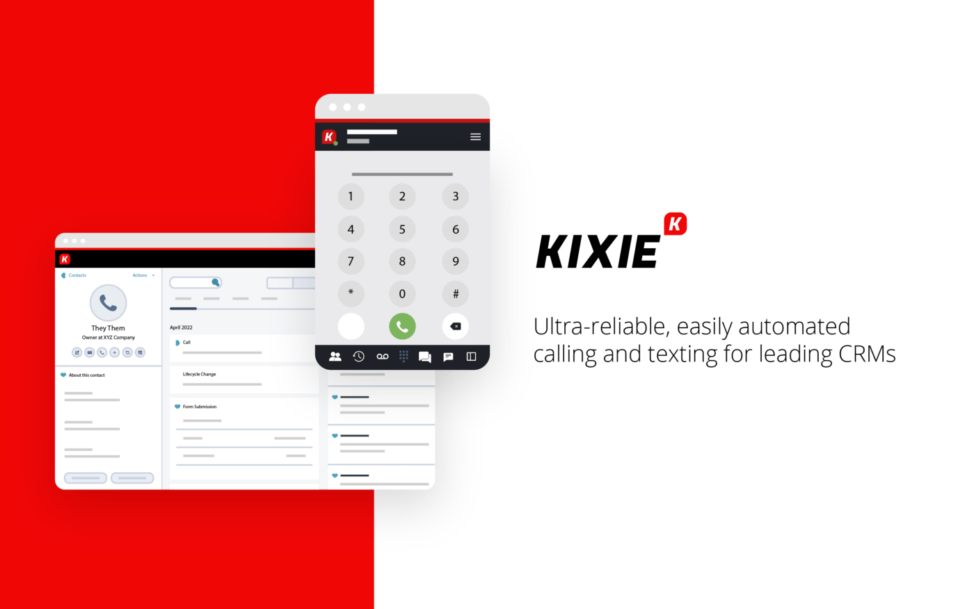 Automated calling and texting in Kixie