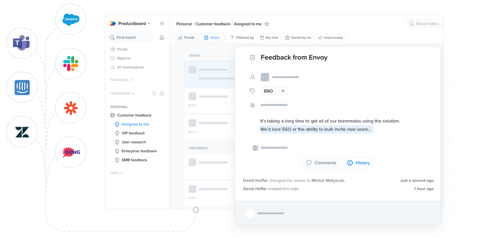 Productboard feedback portal