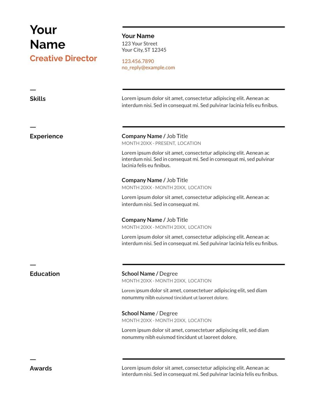 Swiss Docs Plantilla de Curriculum Vitae por Resumegenius