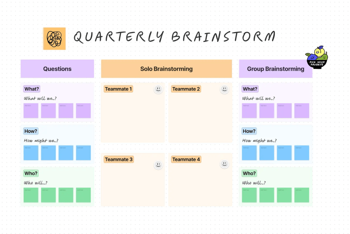 Figjam Interactive sticky notes