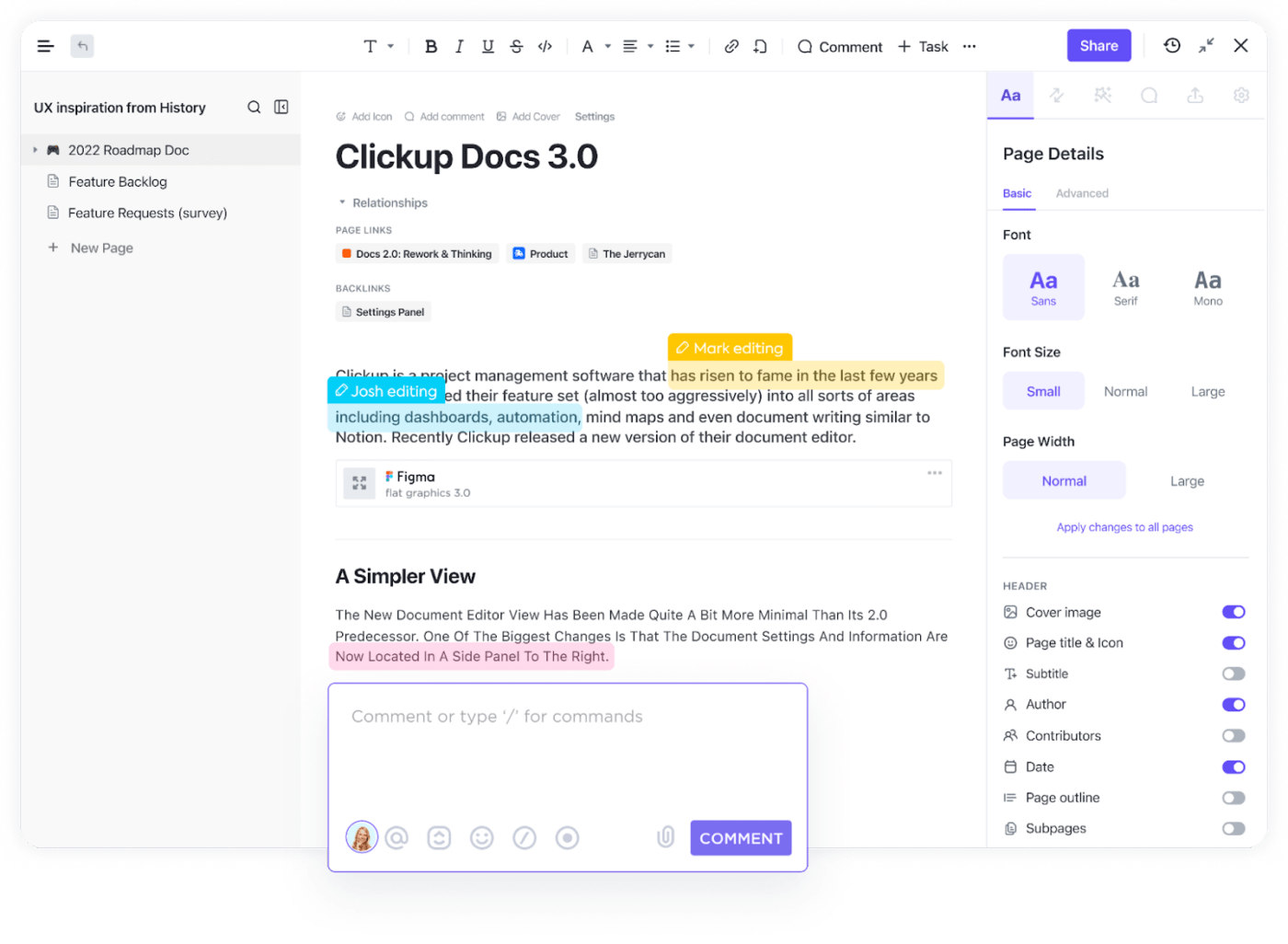 ClickUp Docs