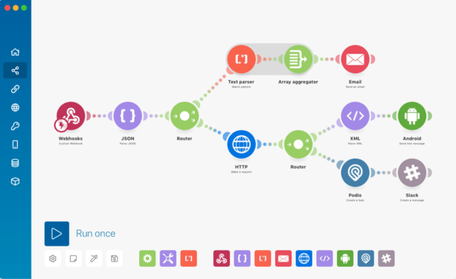 Make is one of the Workato alternatives that doesnt need coding