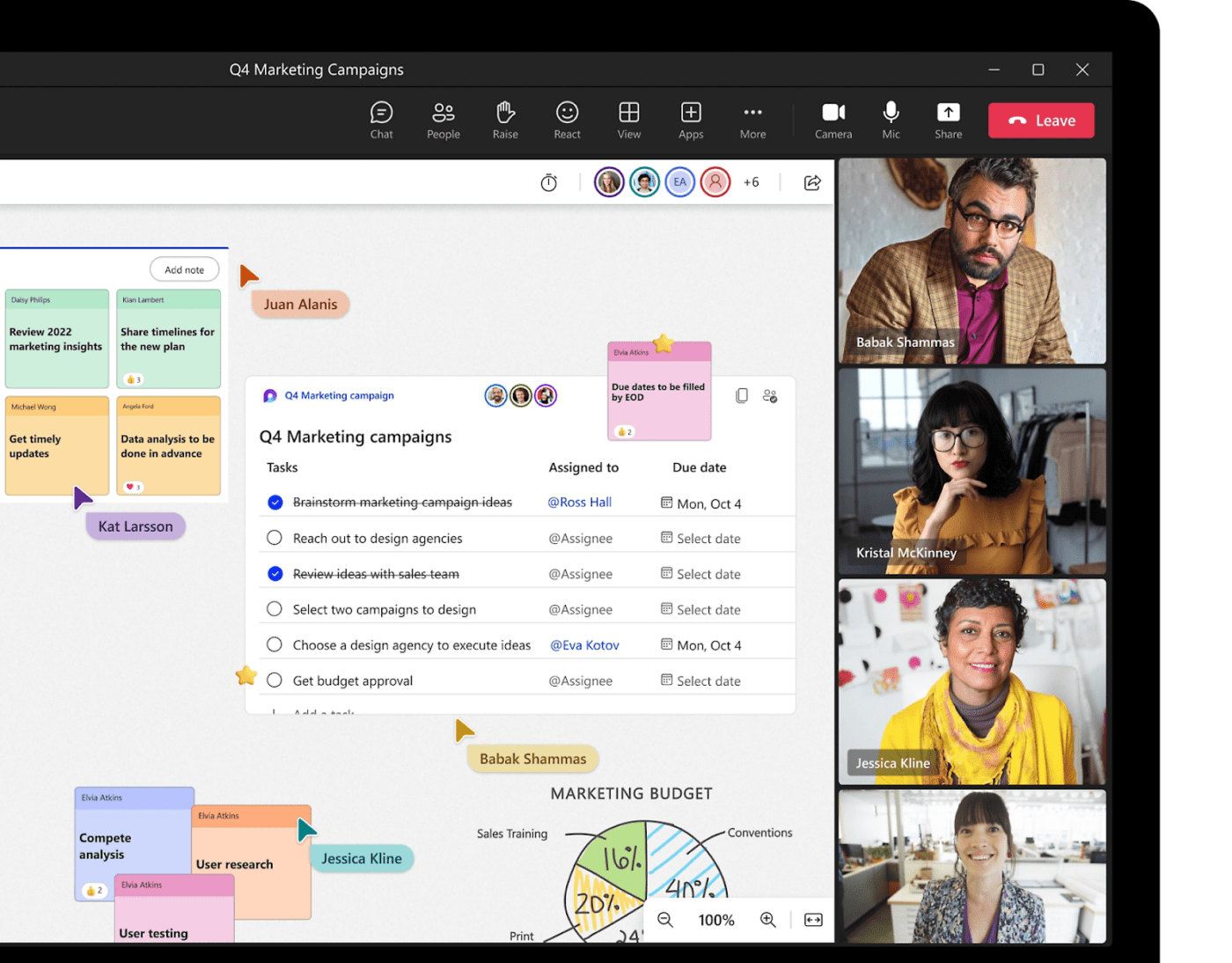 Microsoft Whiteboard Seamless integration with Microsoft ecosystem