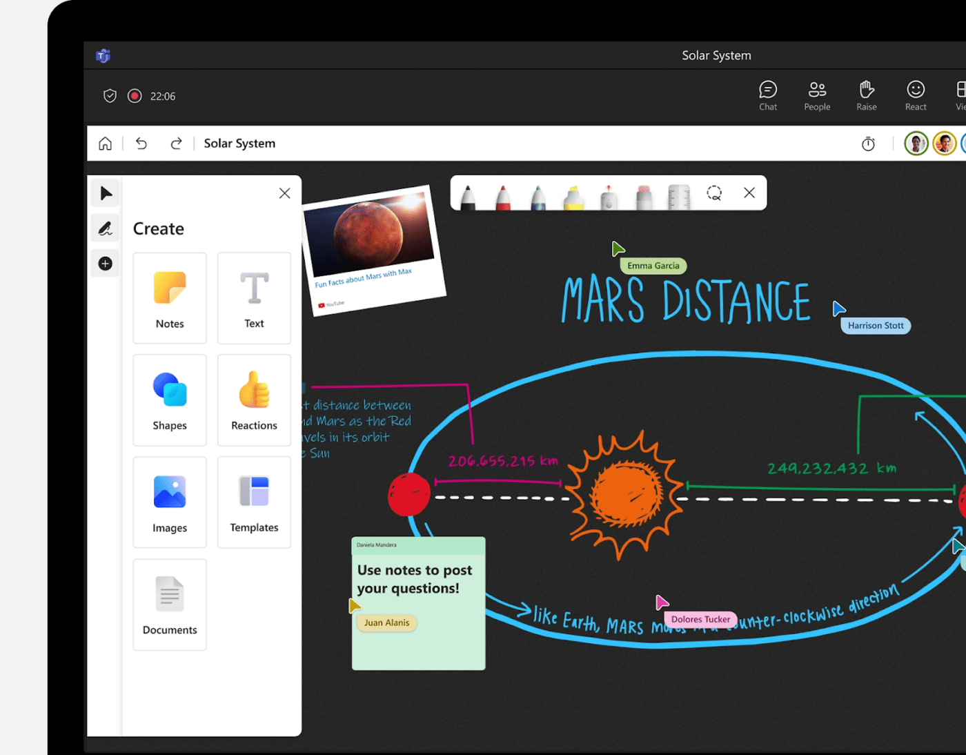 Microsoft Whiteboard Intelligent recognition