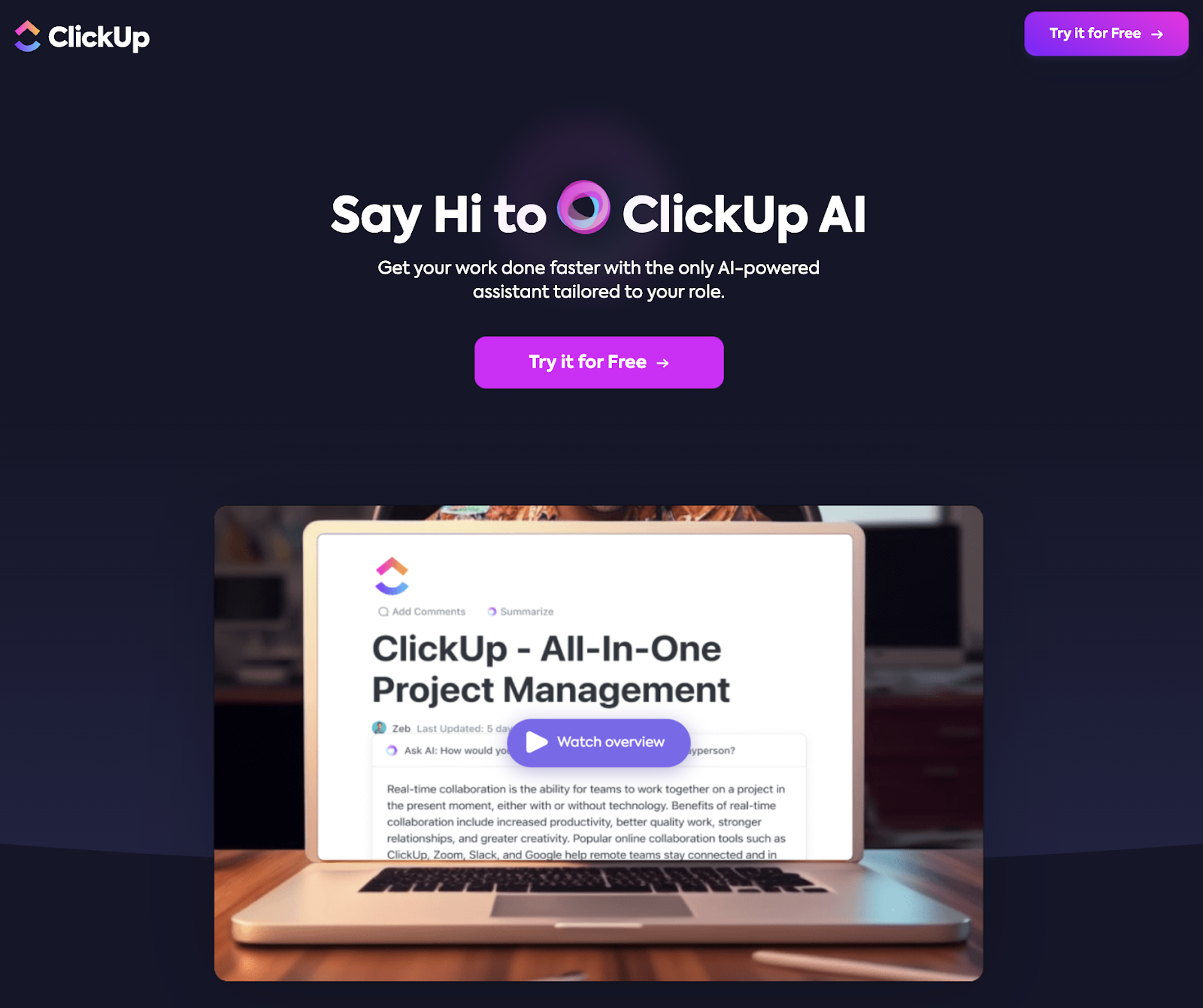 ClickUp AI