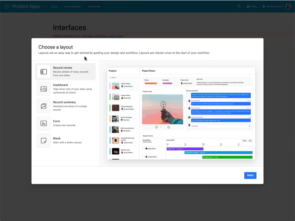 Airtable jest jedną z bardziej popularnych alternatyw dla Hive