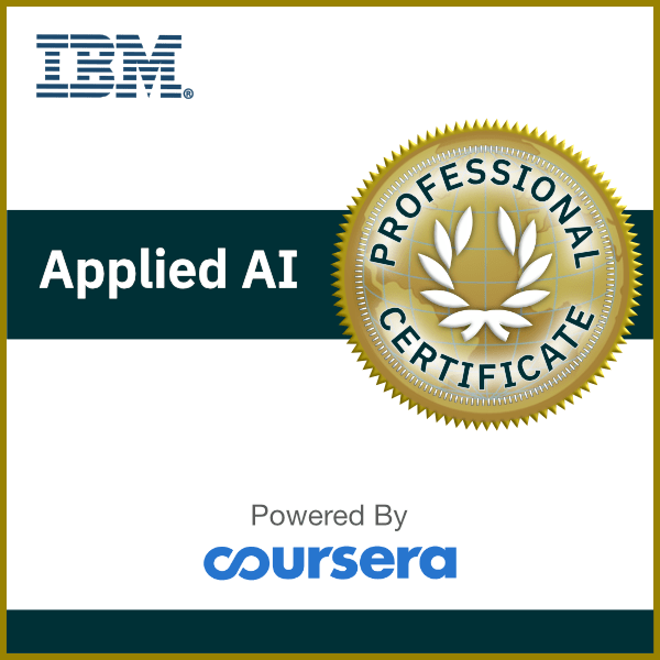 IBM Applied AI Professional Certificate
