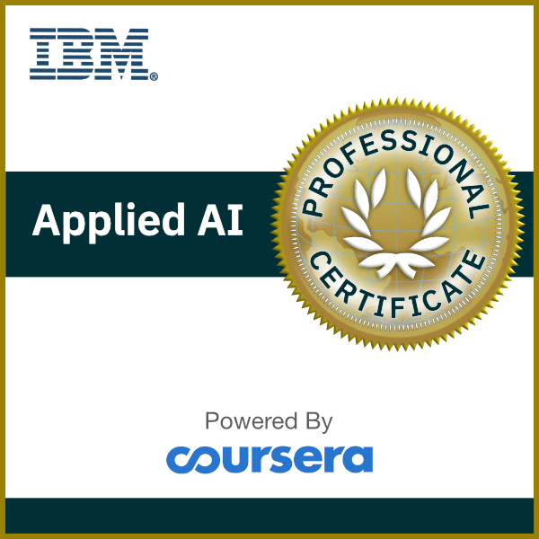 Certificat professionnel IBM Applied IA