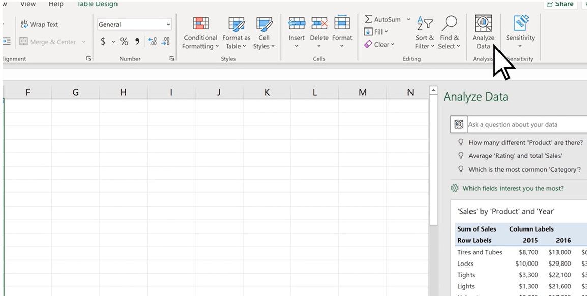 Excel Data Tools