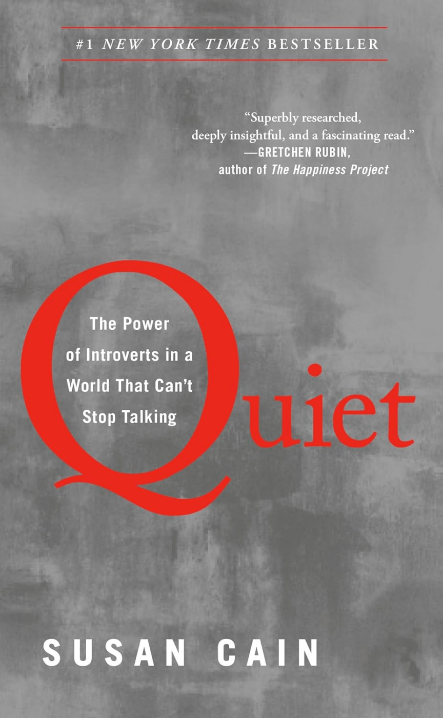 Quiet: The Power of Introverts in a World That Can't Stop Talking (Silêncio: O poder dos introvertidos em um mundo que não consegue parar de falar) por Susan Cain