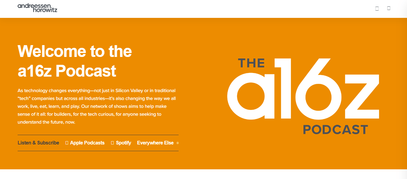 The a16z Podcast