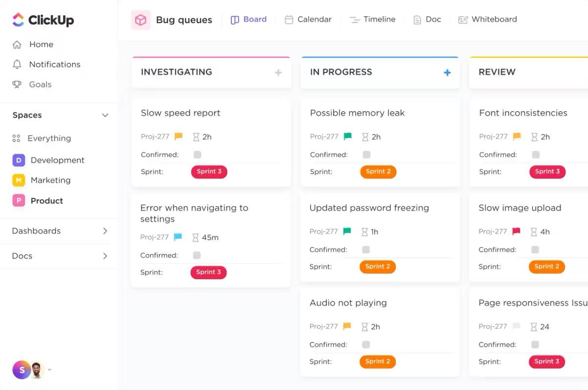 Funzionalità/funzione di ClickUp