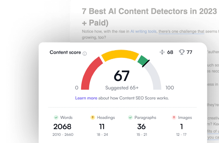 Fonctionnalités SEO de Writesonic