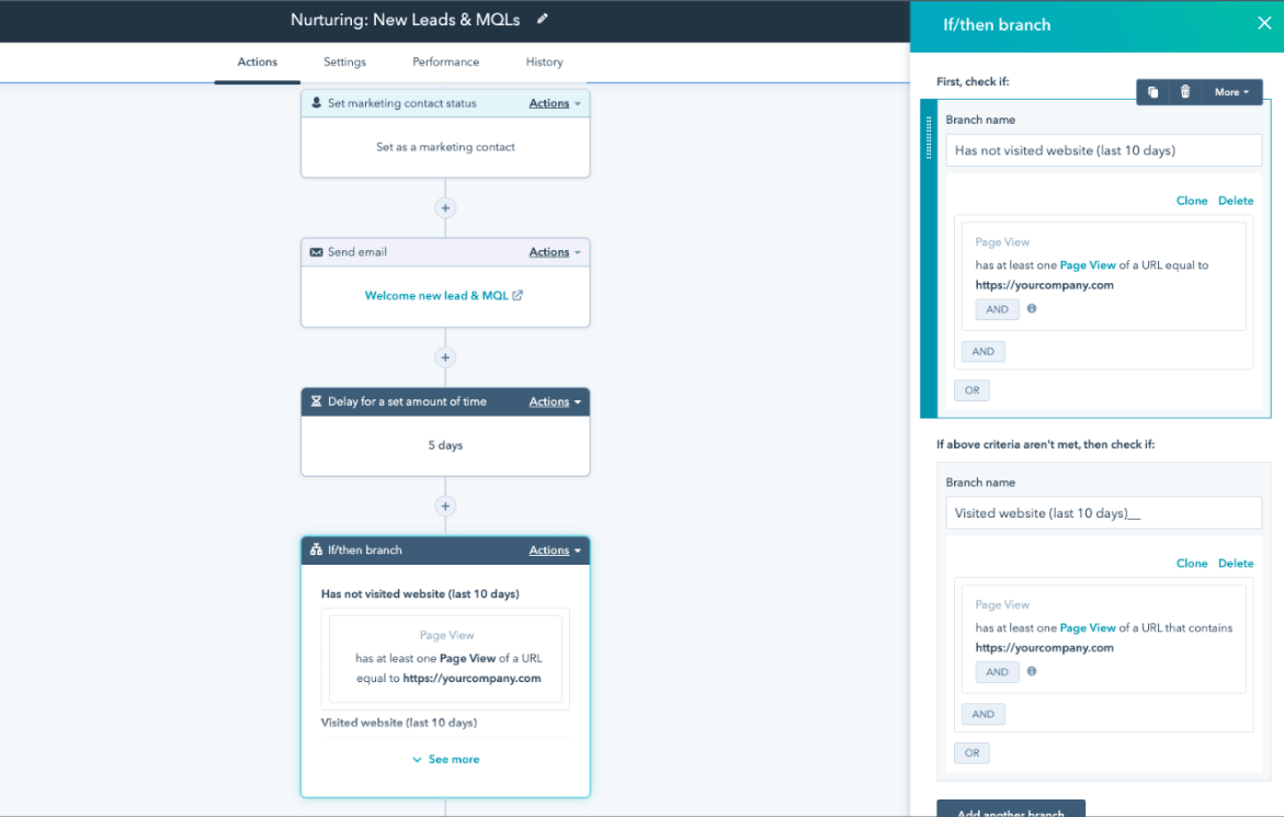 HubSpot 마케팅 자동화