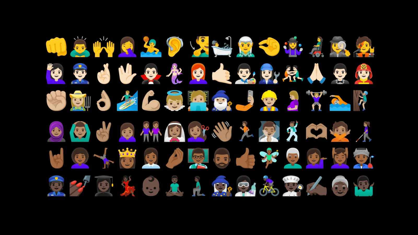 Google's emoji library