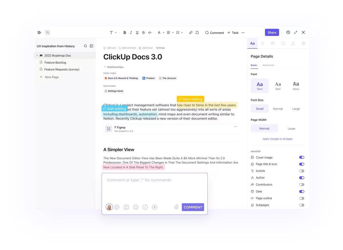 ClickUp Docs