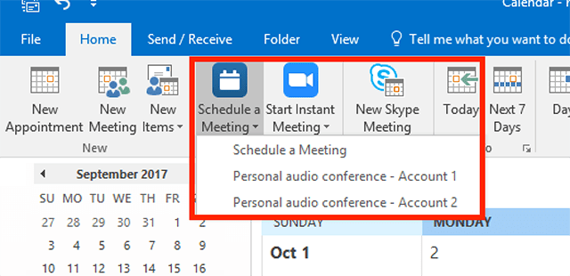 Zoom-Outlook integratie