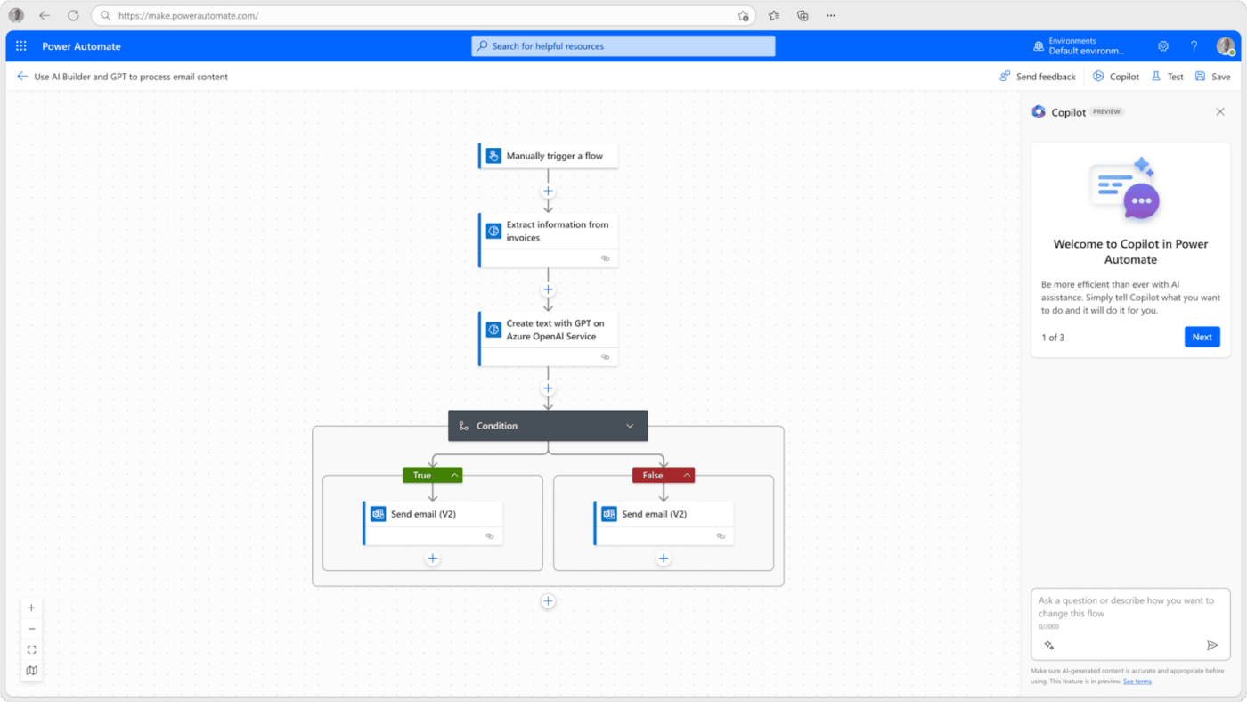 Microsoft Power Automatisation