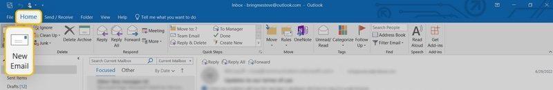 How to create a template in Outlook email template | quick access toolbar for outlook users