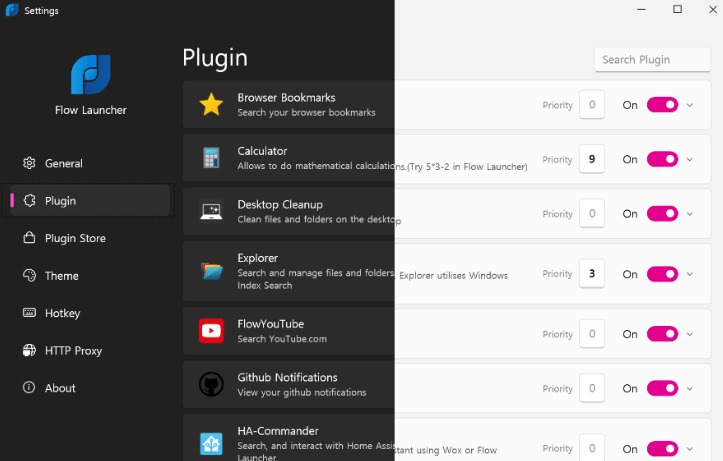 Flow Launcher plugin for Windows