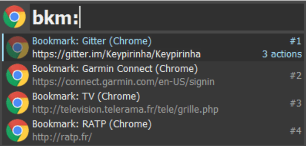 Keypirinha launcher on Windows 
