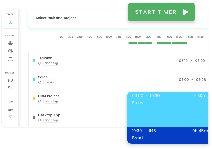 TimeCamp time tracker