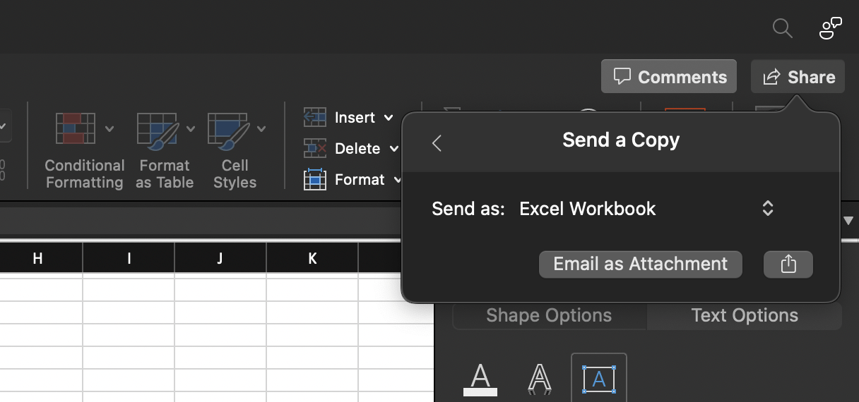 Roadmap as an email attachment