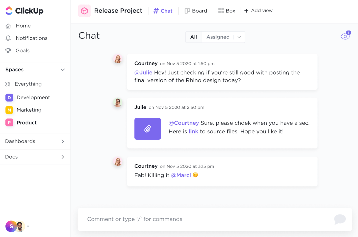 ClickUp-Chat