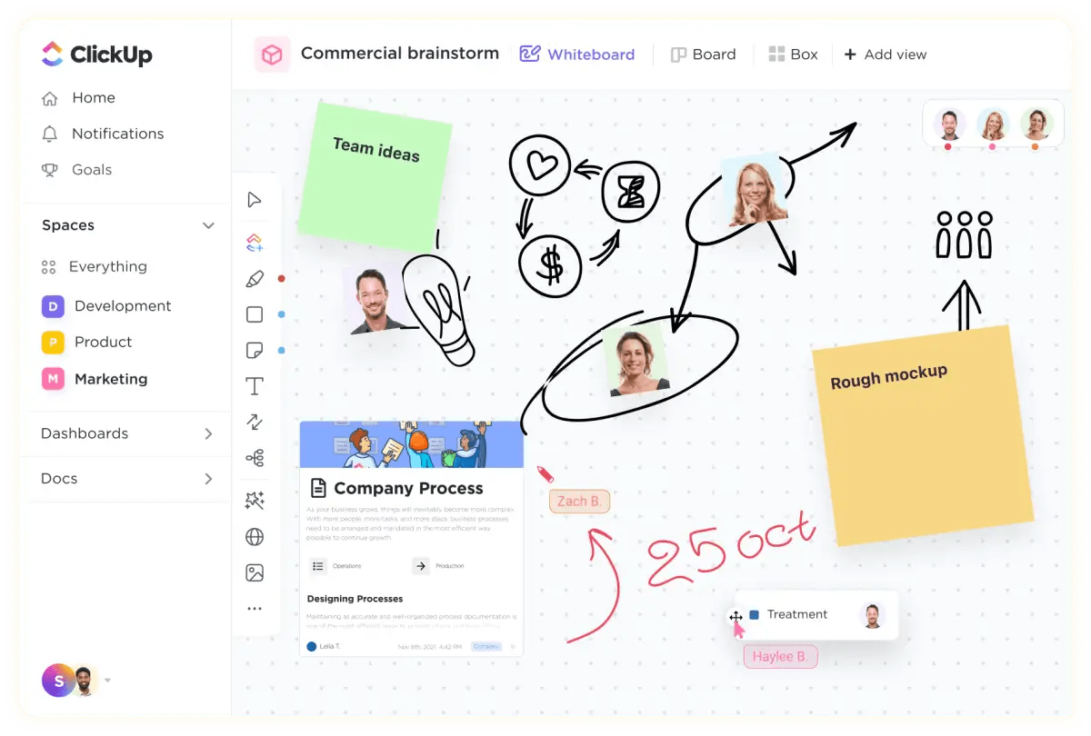 ClickUp Whiteboard