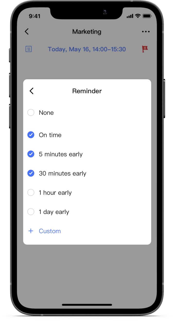 TickTick Multiple alerts and reminders
