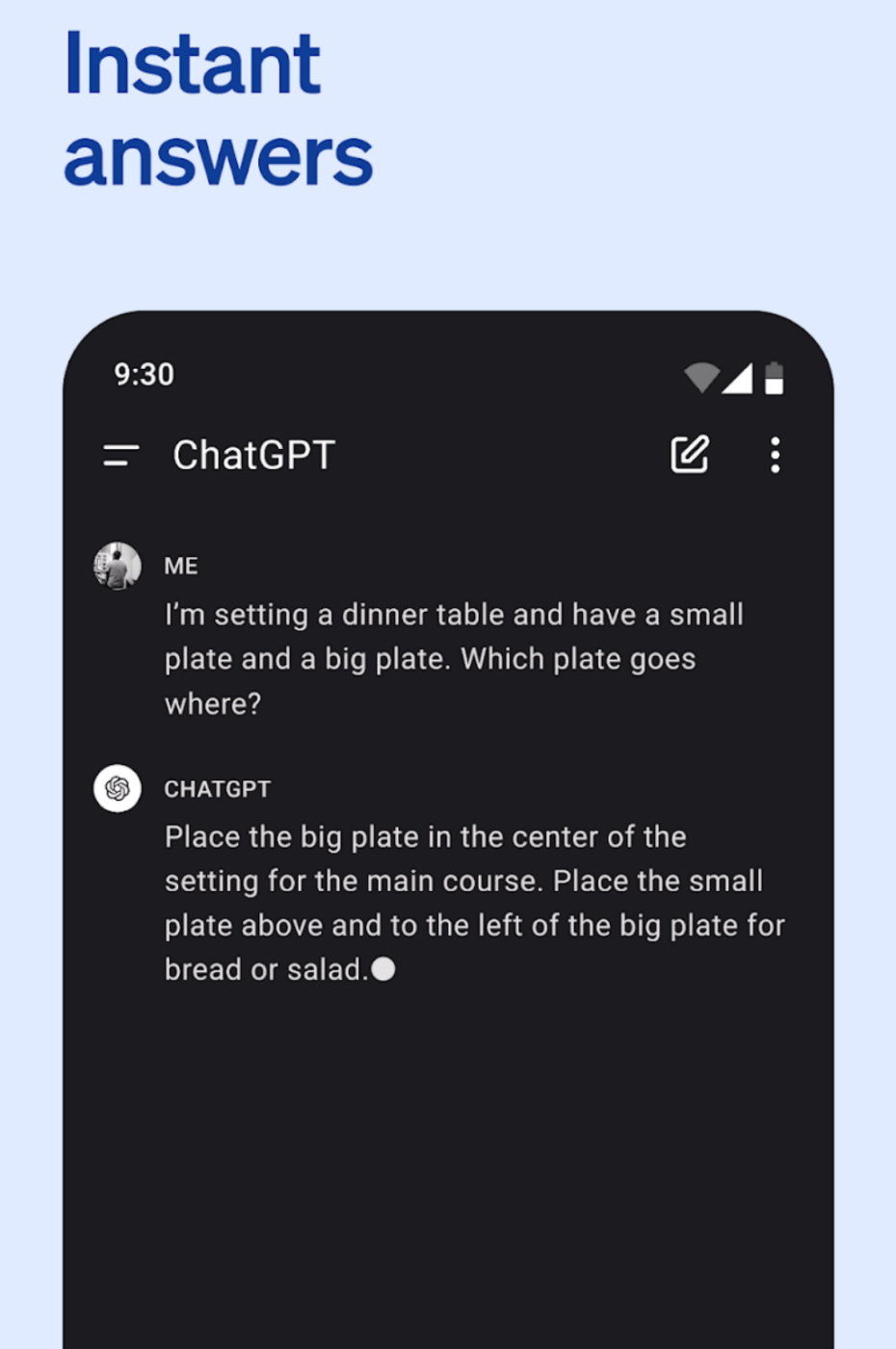 ChatGPT app for Android