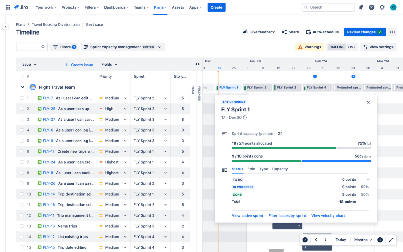 Jira menawarkan otomatisasi tugas, fitur kolaborasi, dan banyak template untuk pengembang perangkat lunak, tim pembuat, SDM, dan banyak lagi