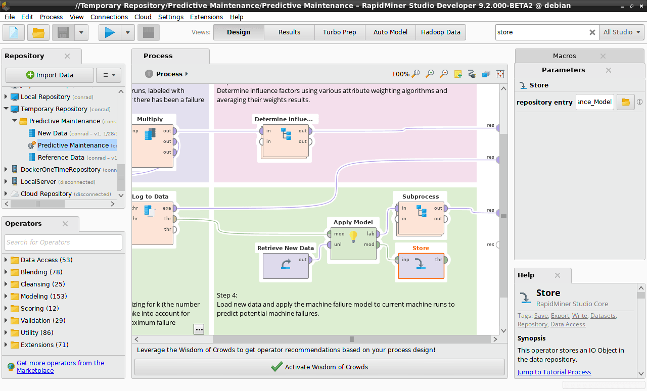 RapidMinerでの予測分析