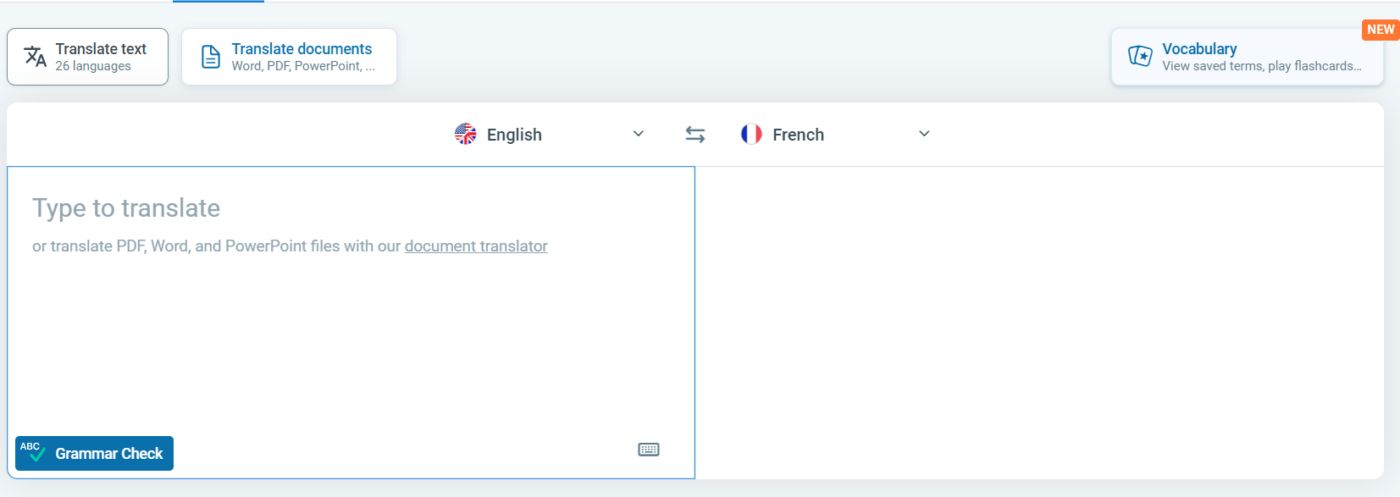 Reverso Translation tool