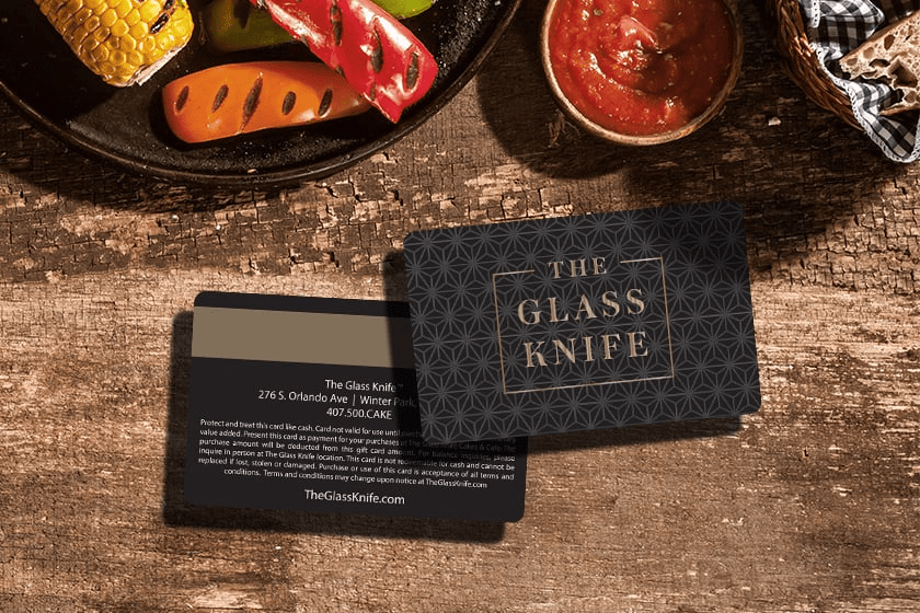 Restaurant gift cards 