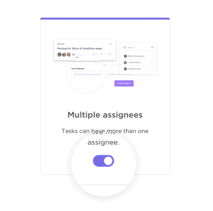 ClickUp’s Multiple Assignees