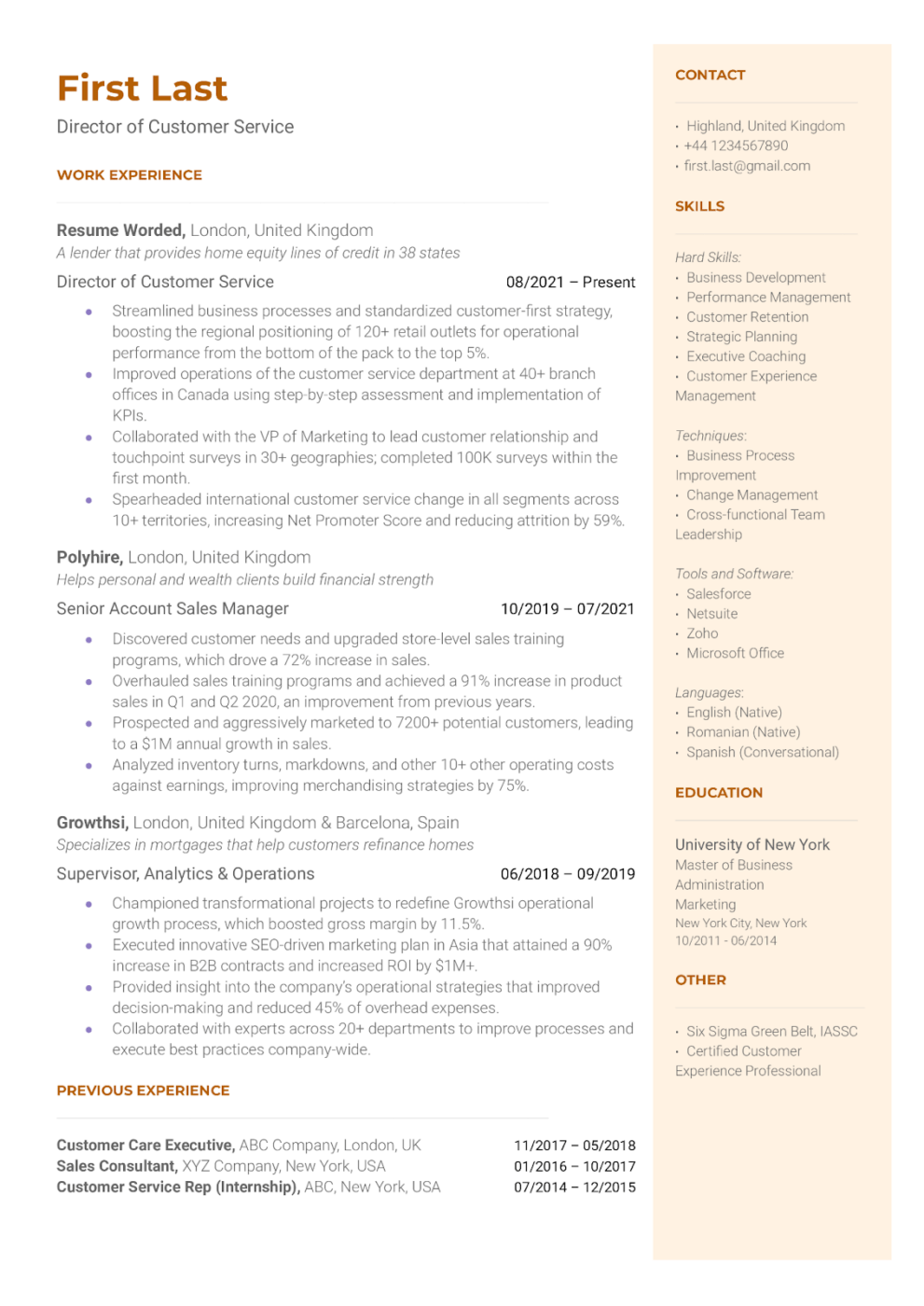 Resume Worded