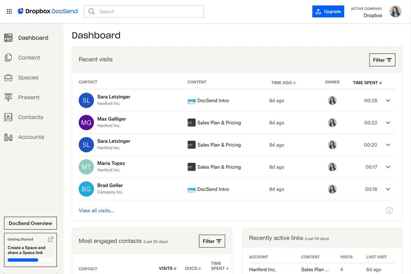 Dropbox is one of the online collaboration tools on our list