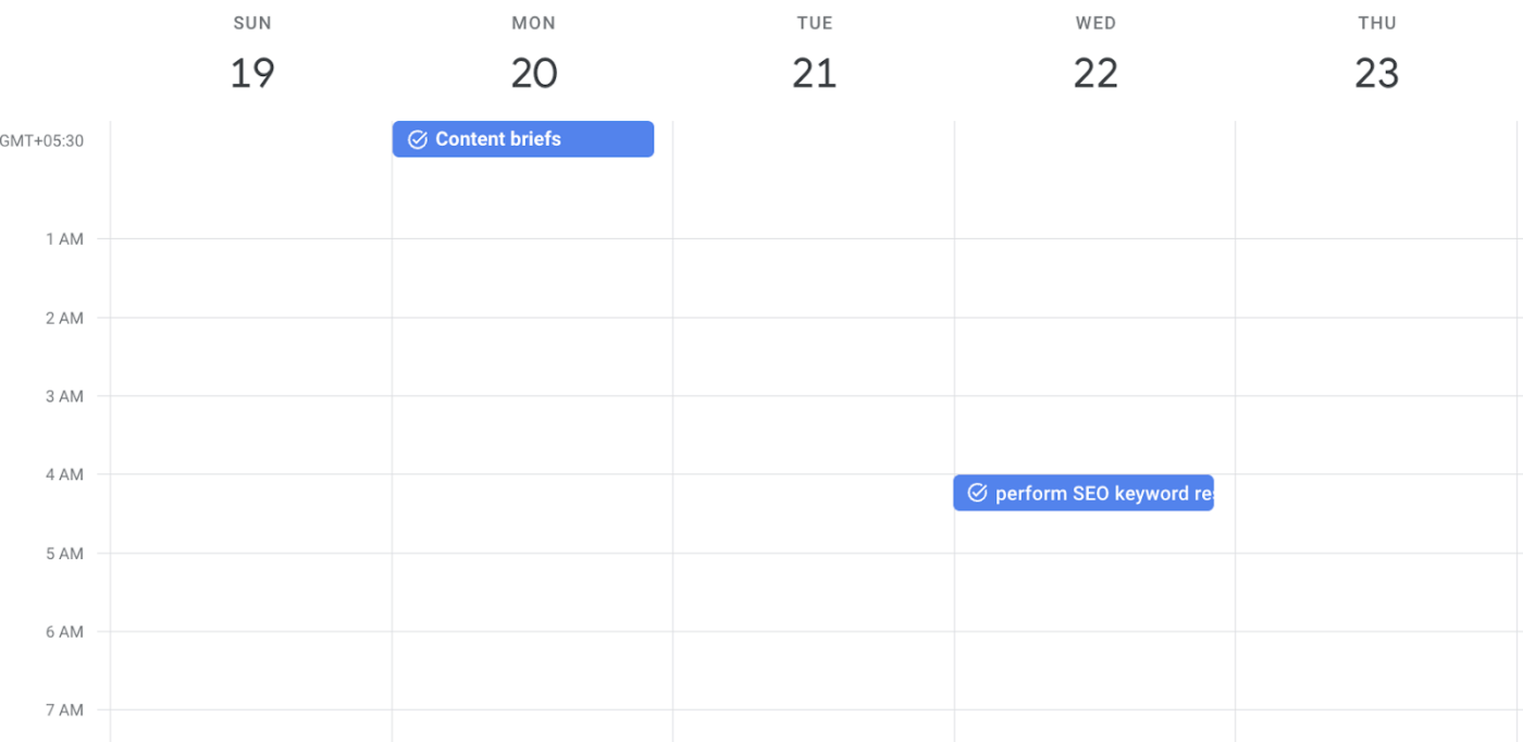 Google Calendar