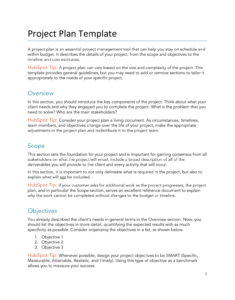 Project Plan Templates in Google Docs | ClickUp