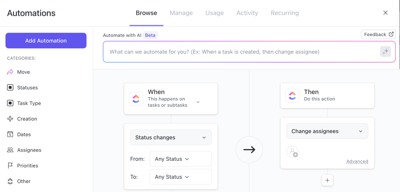 Status-change-automation