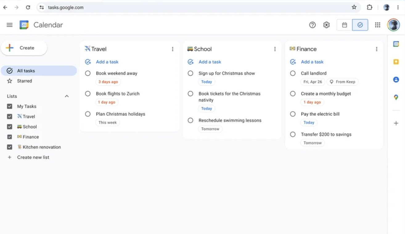 Google Tasks