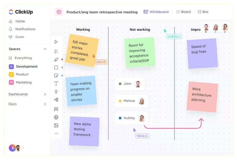ClickUp Whiteboard