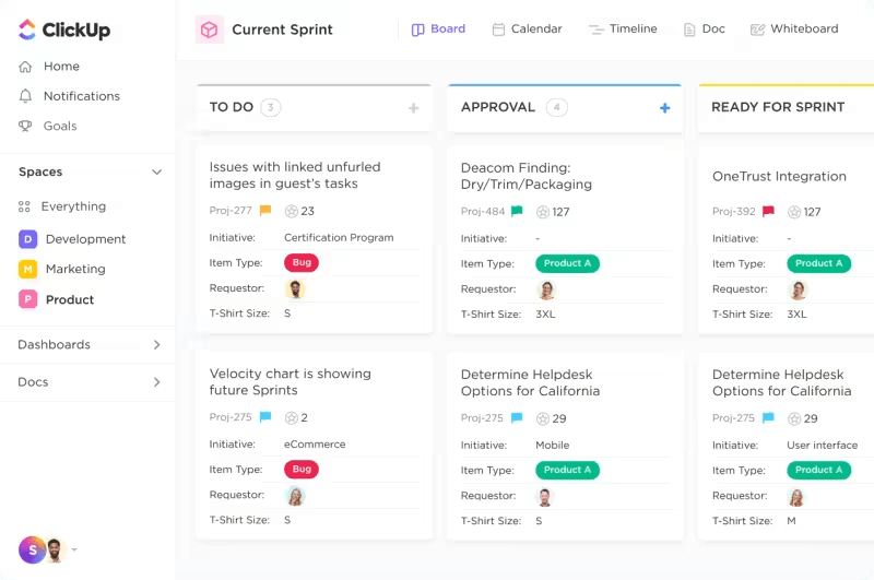 ClickUp Agile Project Management Platform