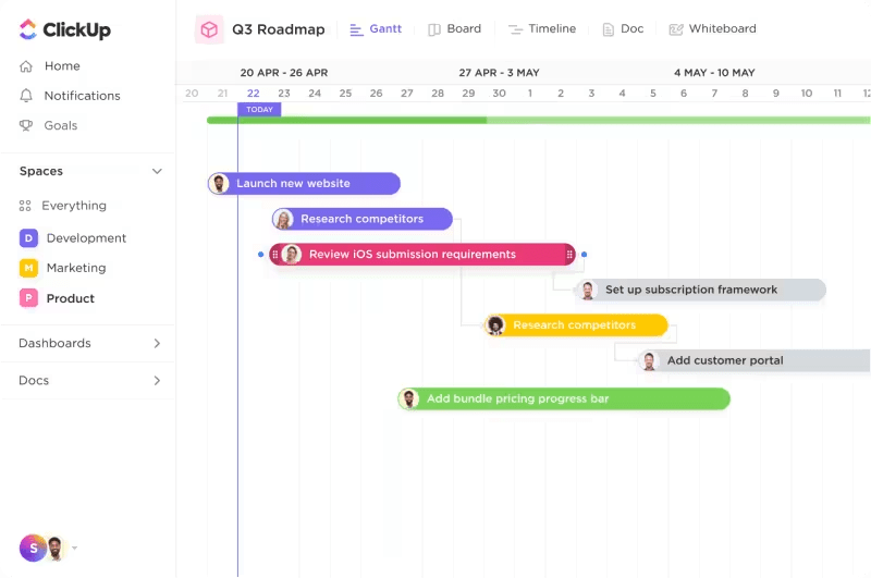 ClickUp’s Software Team Project Management Software